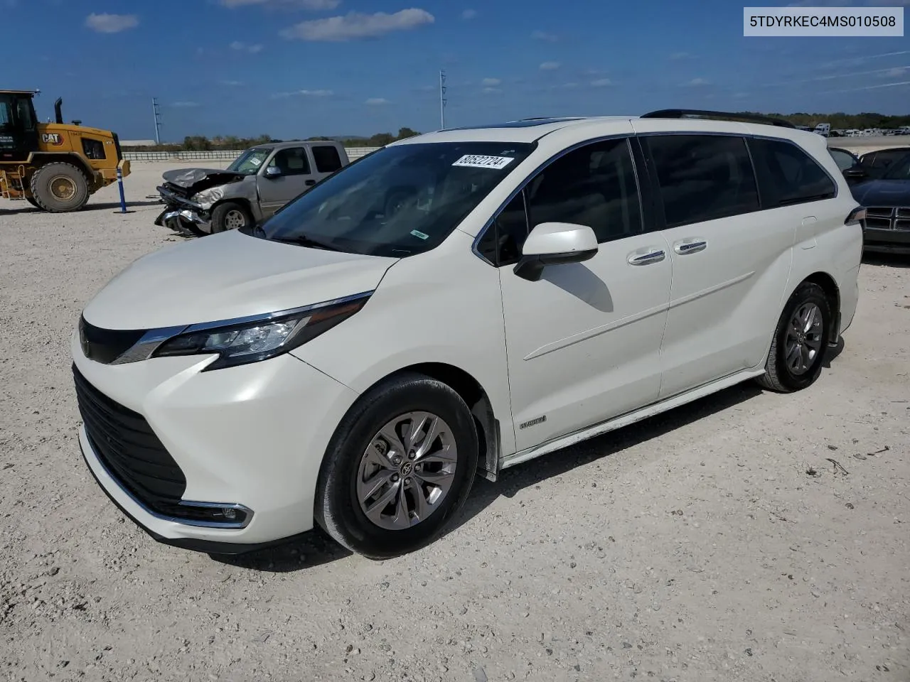 2021 Toyota Sienna Xle VIN: 5TDYRKEC4MS010508 Lot: 80522724