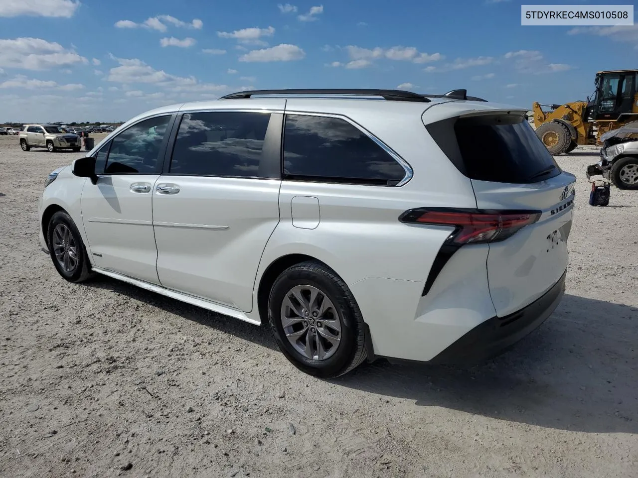 2021 Toyota Sienna Xle VIN: 5TDYRKEC4MS010508 Lot: 80522724