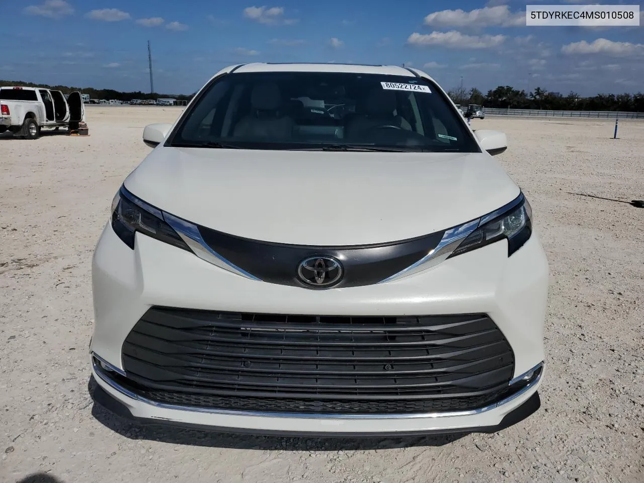 2021 Toyota Sienna Xle VIN: 5TDYRKEC4MS010508 Lot: 80522724