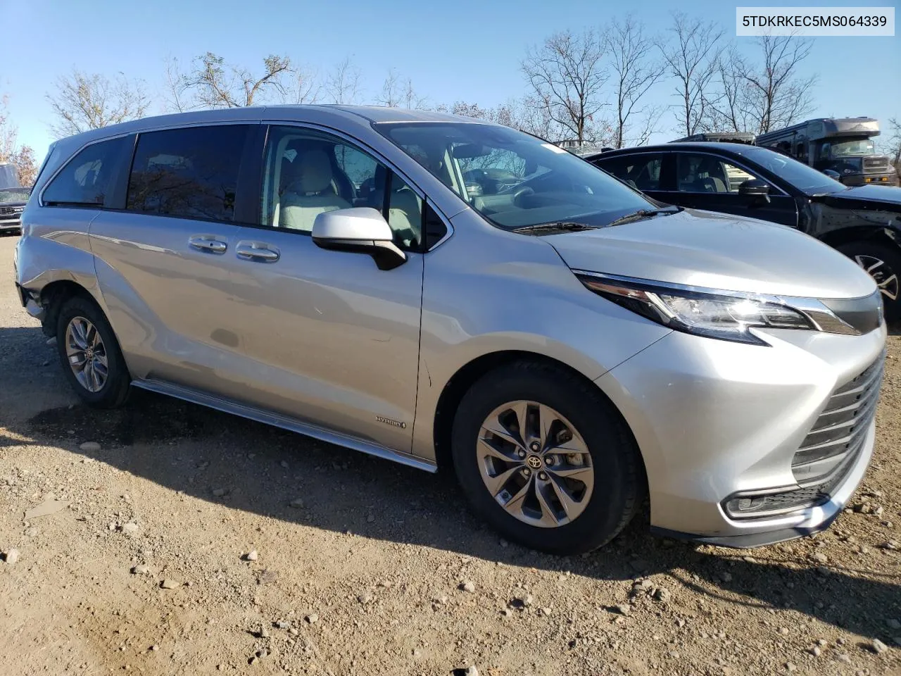 2021 Toyota Sienna Le VIN: 5TDKRKEC5MS064339 Lot: 81721304