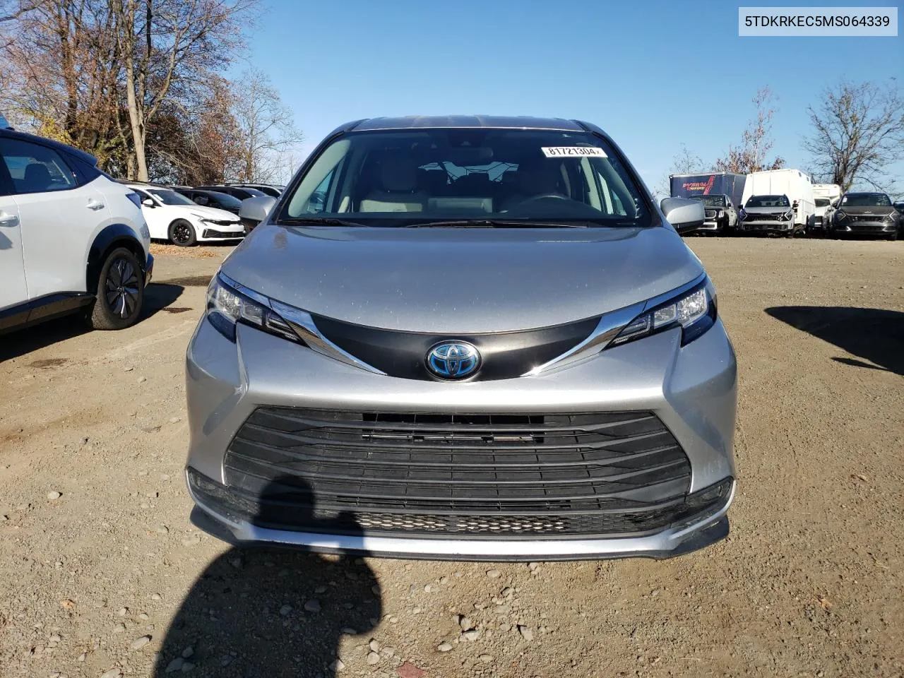 2021 Toyota Sienna Le VIN: 5TDKRKEC5MS064339 Lot: 81721304