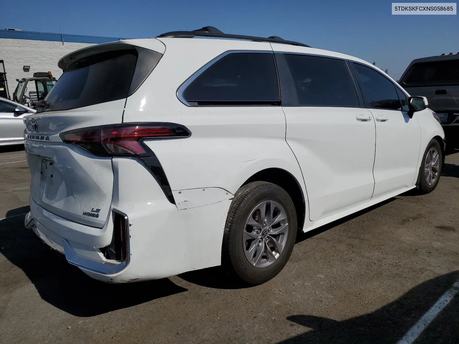 5TDKSKFCXNS058685 2022 Toyota Sienna Le