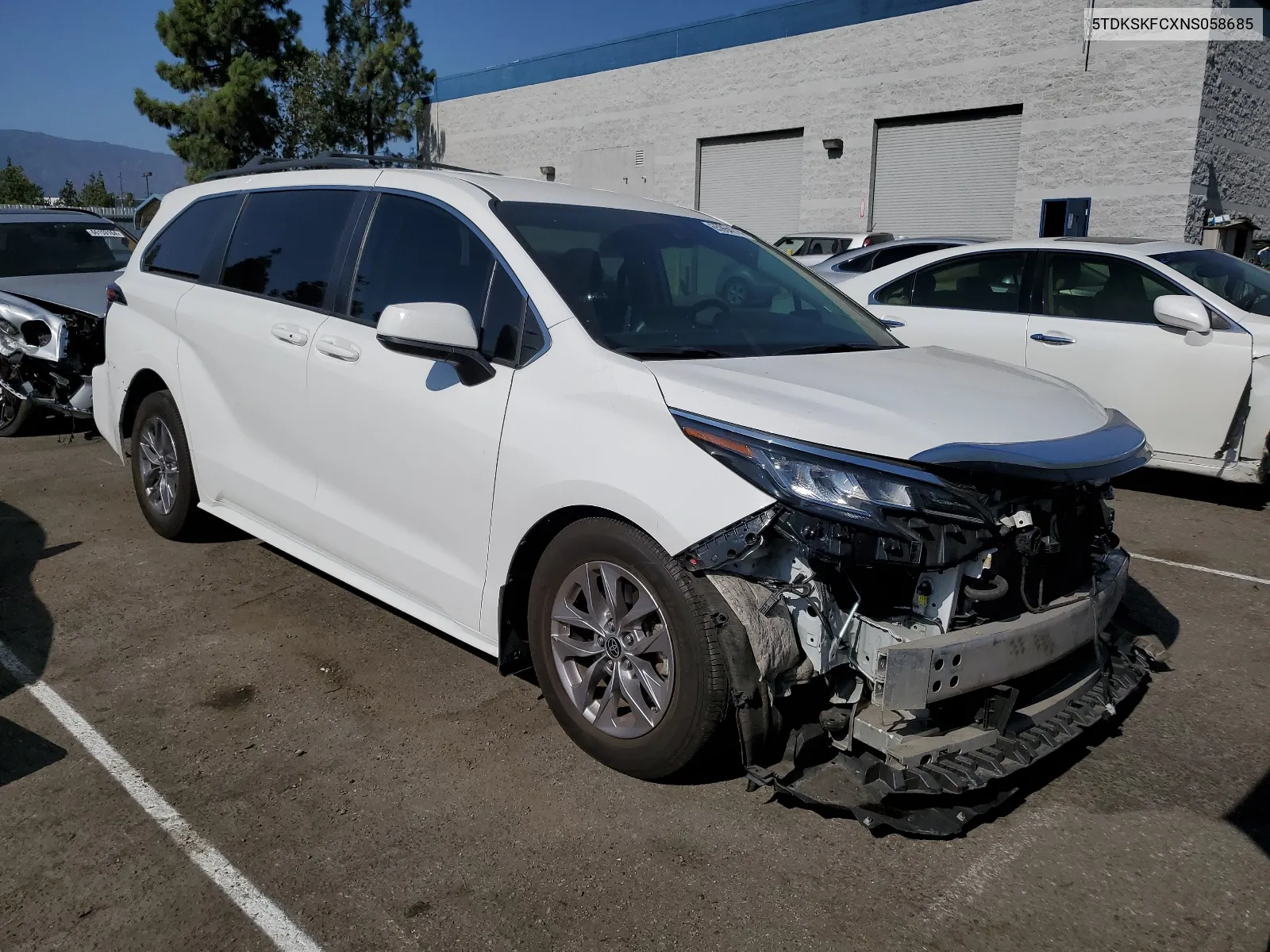 5TDKSKFCXNS058685 2022 Toyota Sienna Le