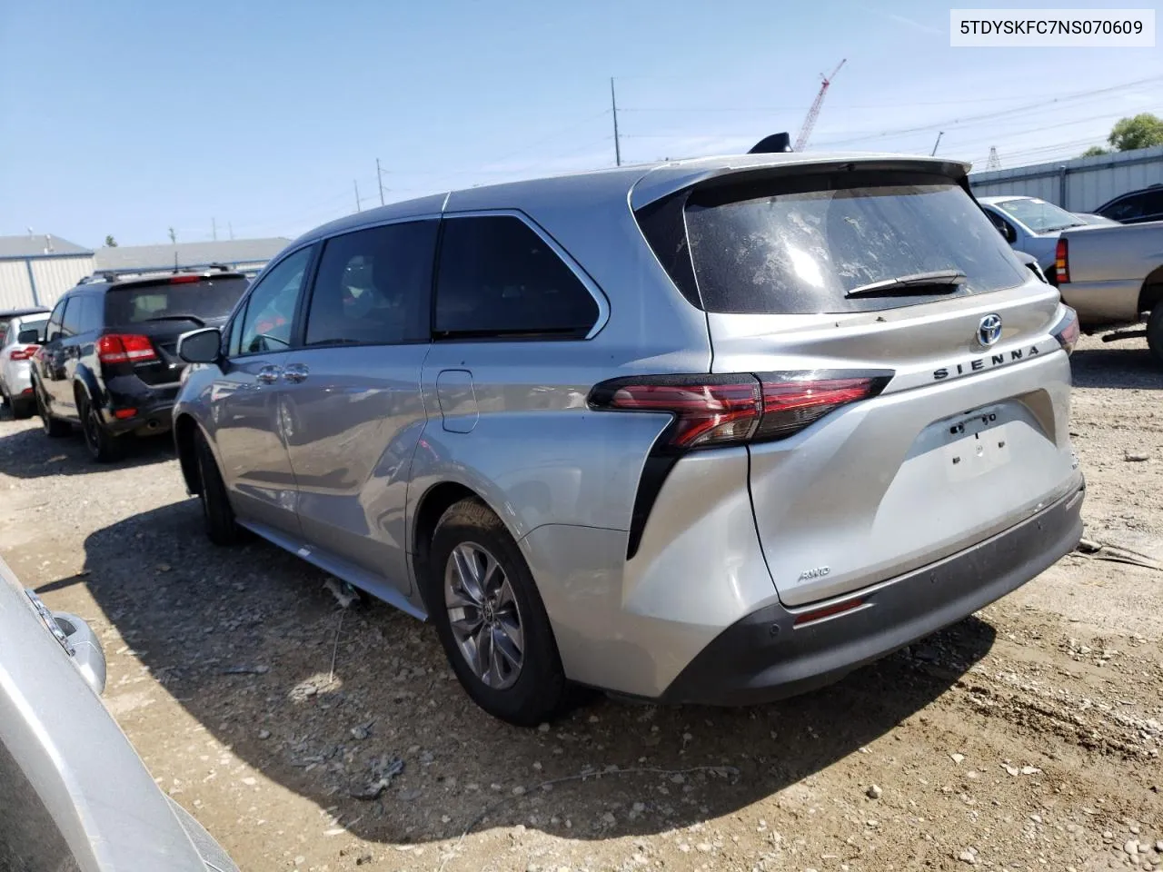 2022 Toyota Sienna Xle VIN: 5TDYSKFC7NS070609 Lot: 67927024