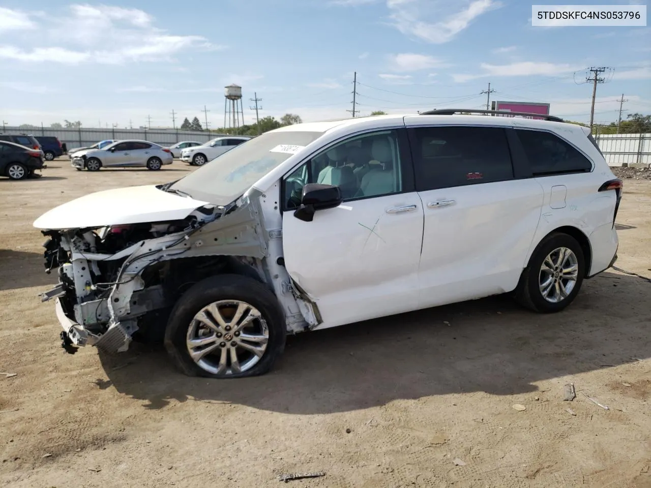 2022 Toyota Sienna Xse VIN: 5TDDSKFC4NS053796 Lot: 71183874