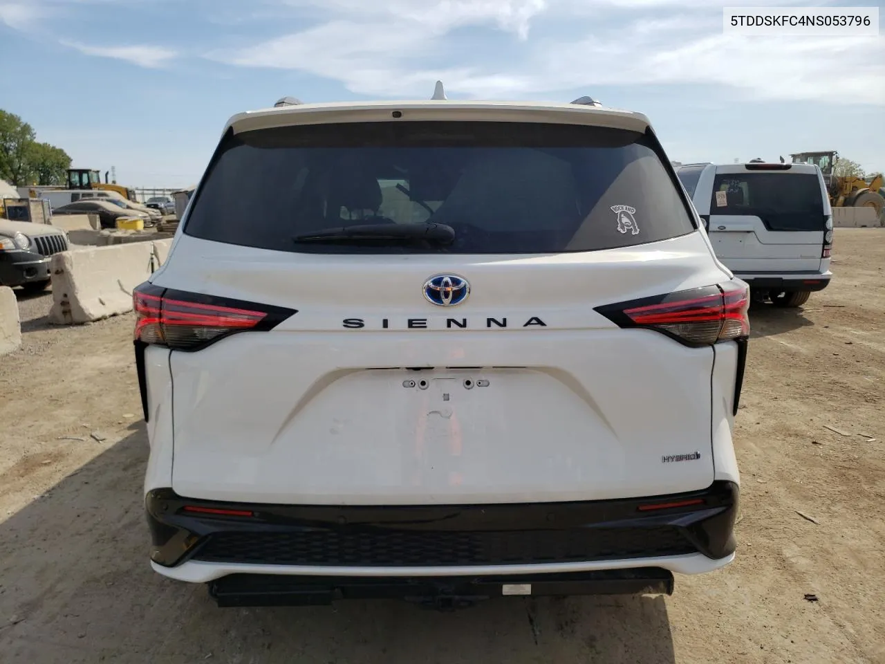 2022 Toyota Sienna Xse VIN: 5TDDSKFC4NS053796 Lot: 71183874