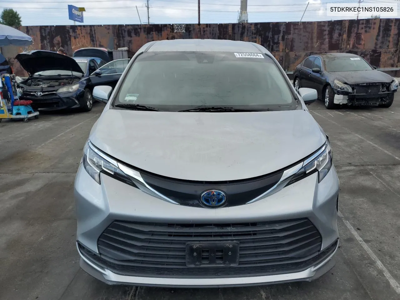 5TDKRKEC1NS105826 2022 Toyota Sienna Le