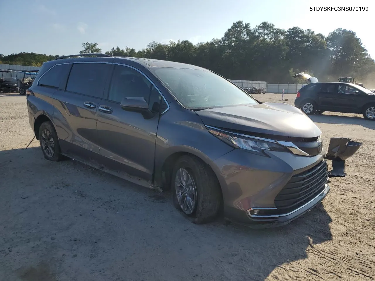 2022 Toyota Sienna Xle VIN: 5TDYSKFC3NS070199 Lot: 72578494