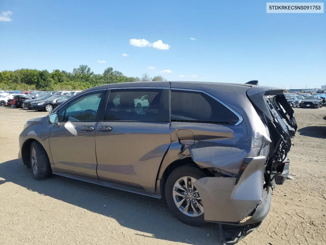 5TDKRKEC5NS091753 2022 Toyota Sienna Le