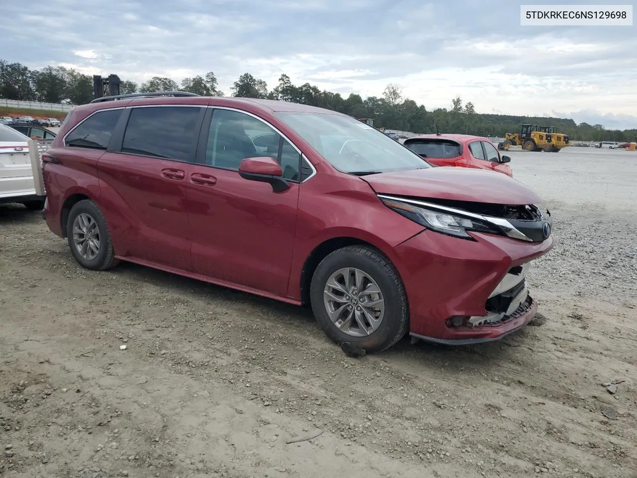 5TDKRKEC6NS129698 2022 Toyota Sienna Le