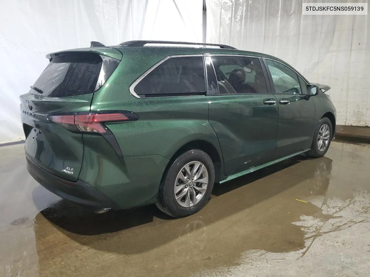 2022 Toyota Sienna Xle VIN: 5TDJSKFC5NS059139 Lot: 73166264