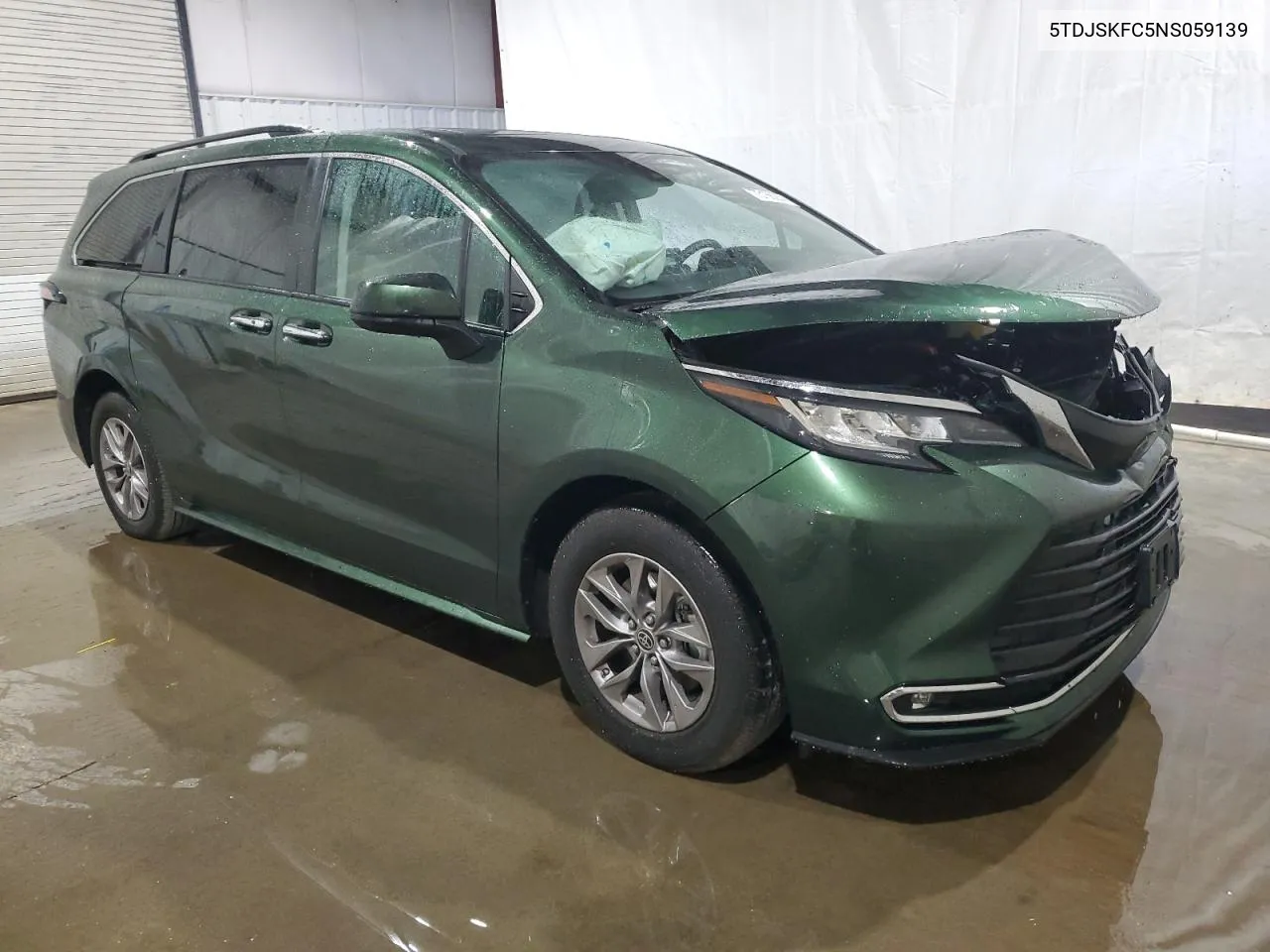 2022 Toyota Sienna Xle VIN: 5TDJSKFC5NS059139 Lot: 73166264