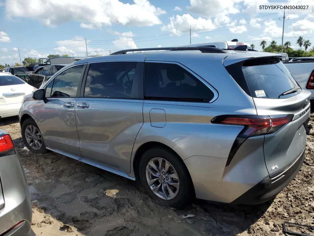 2022 Toyota Sienna Xle VIN: 5TDYSKFC4NS043027 Lot: 73840754