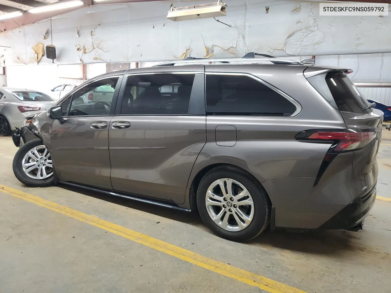 2022 Toyota Sienna Limited VIN: 5TDESKFC9NS059792 Lot: 74101554