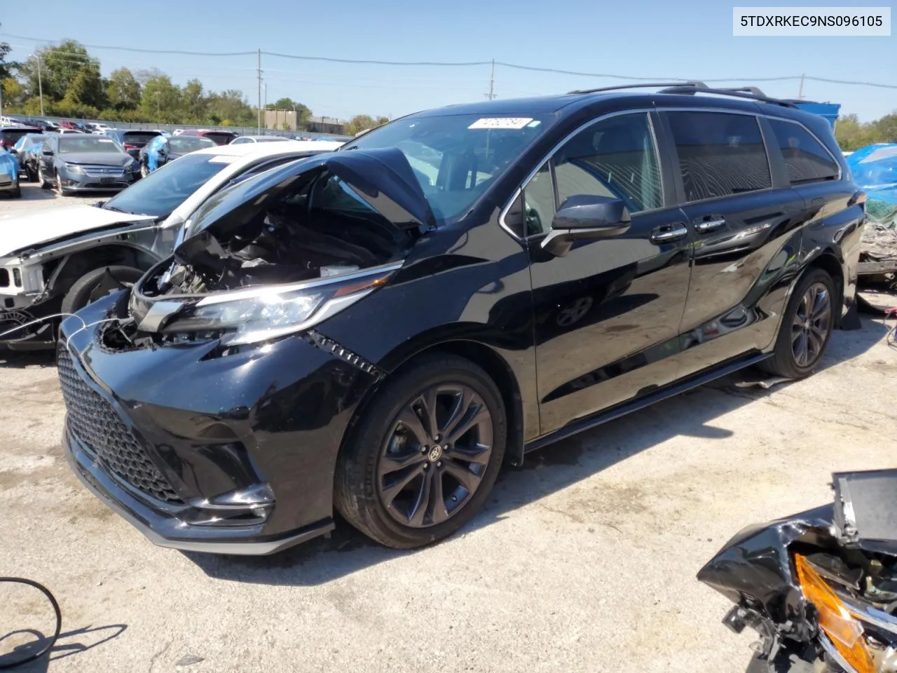 2022 Toyota Sienna Xse VIN: 5TDXRKEC9NS096105 Lot: 74752784