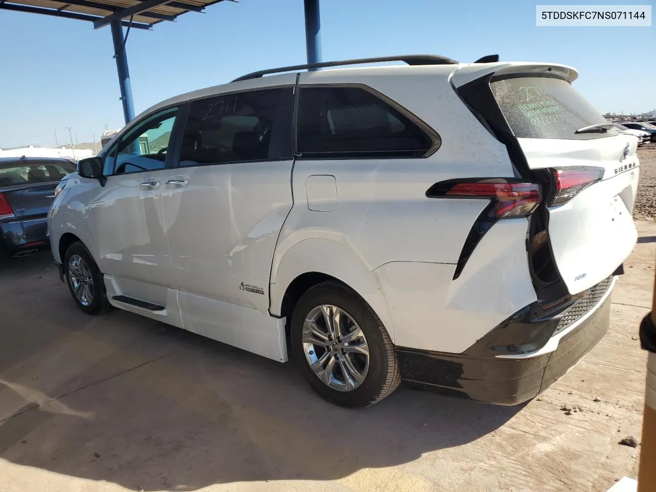 2022 Toyota Sienna Xse VIN: 5TDDSKFC7NS071144 Lot: 76104854