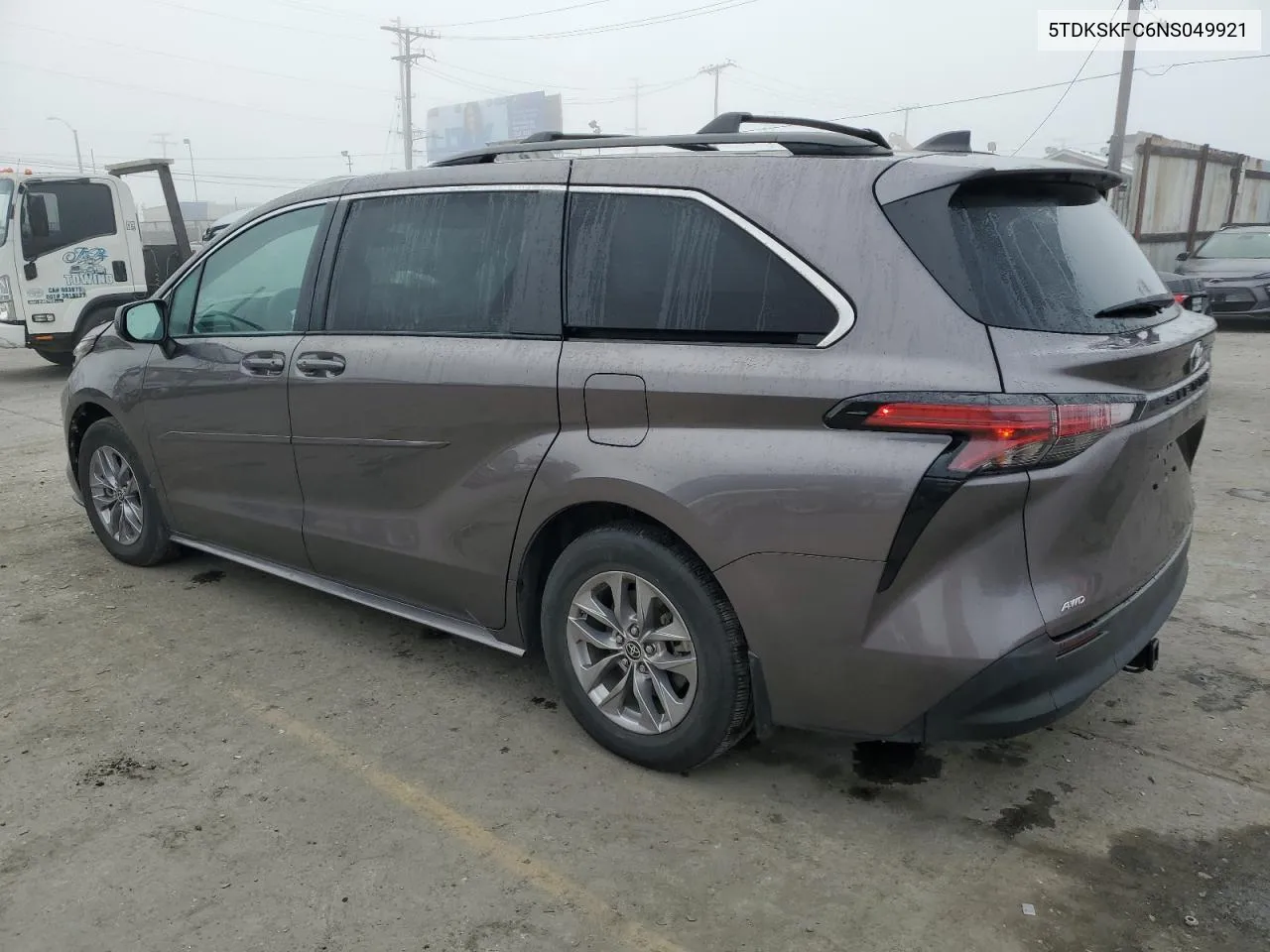 2022 Toyota Sienna Le VIN: 5TDKSKFC6NS049921 Lot: 78038664