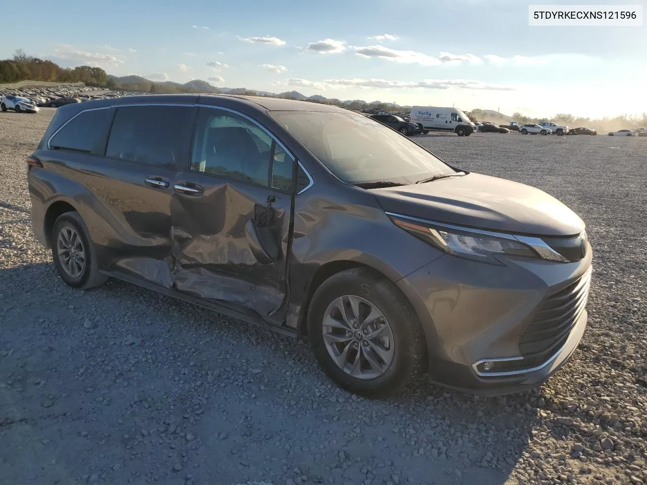 2022 Toyota Sienna Xle VIN: 5TDYRKECXNS121596 Lot: 79918954