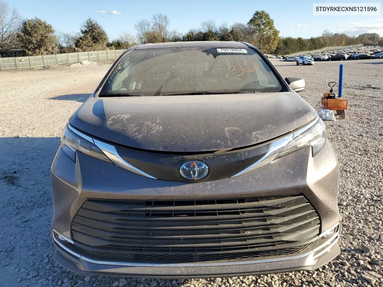 2022 Toyota Sienna Xle VIN: 5TDYRKECXNS121596 Lot: 79918954