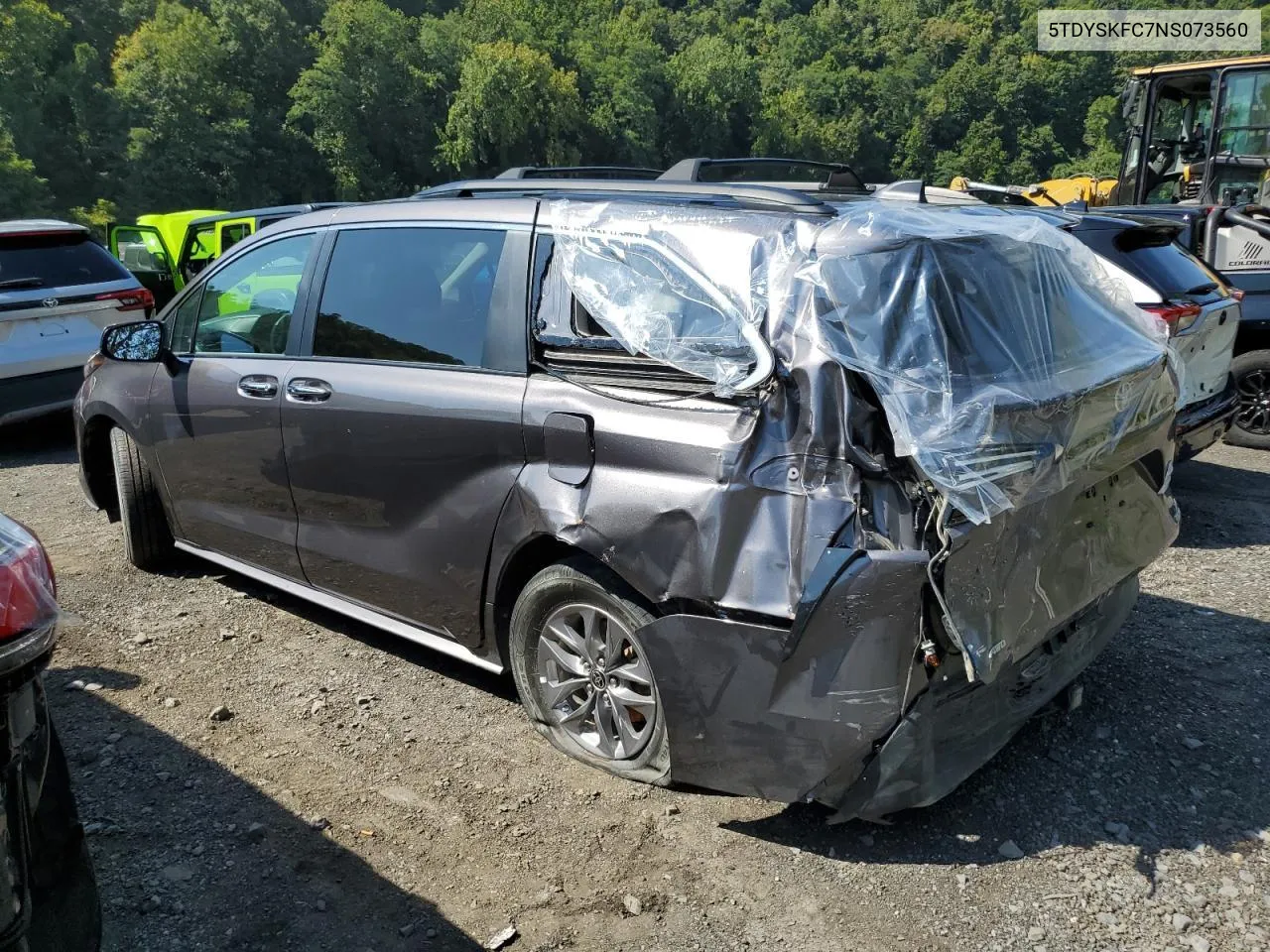 2022 Toyota Sienna Xle VIN: 5TDYSKFC7NS073560 Lot: 80547224