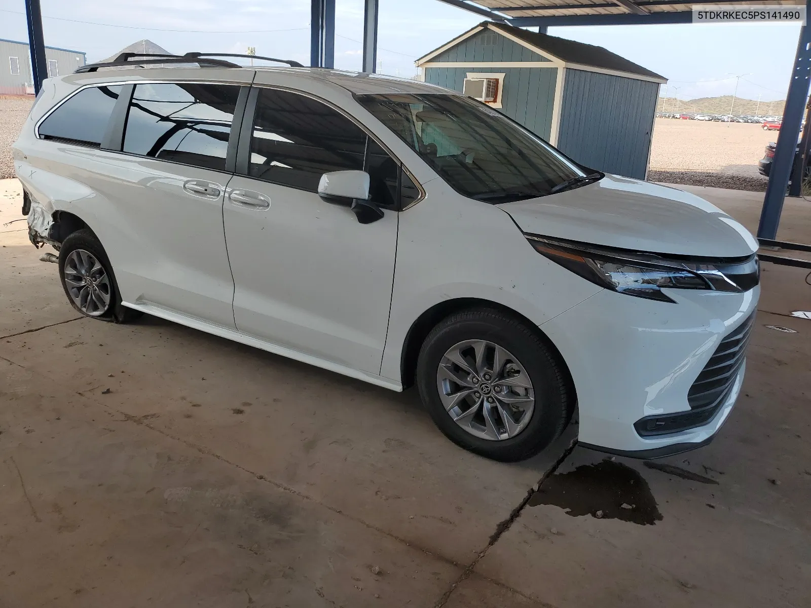 2023 Toyota Sienna Le VIN: 5TDKRKEC5PS141490 Lot: 64207614