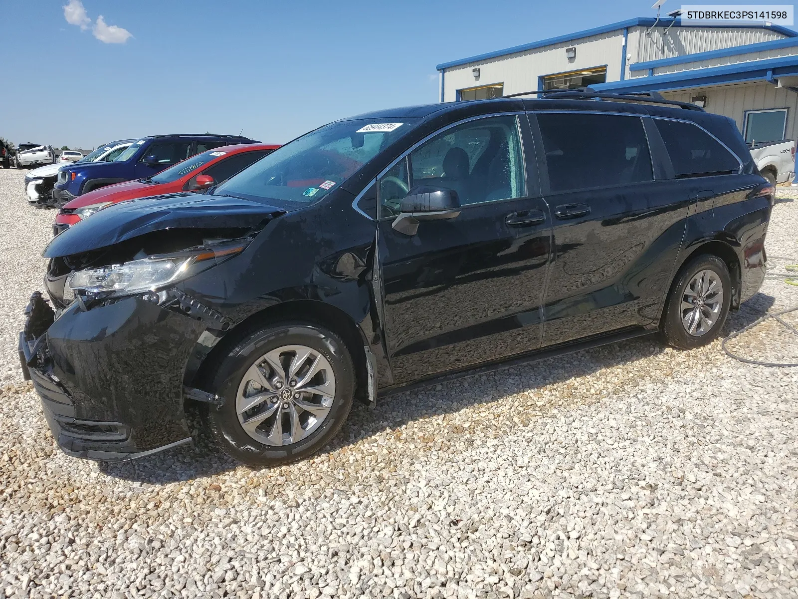 2023 Toyota Sienna Le VIN: 5TDBRKEC3PS141598 Lot: 65944374