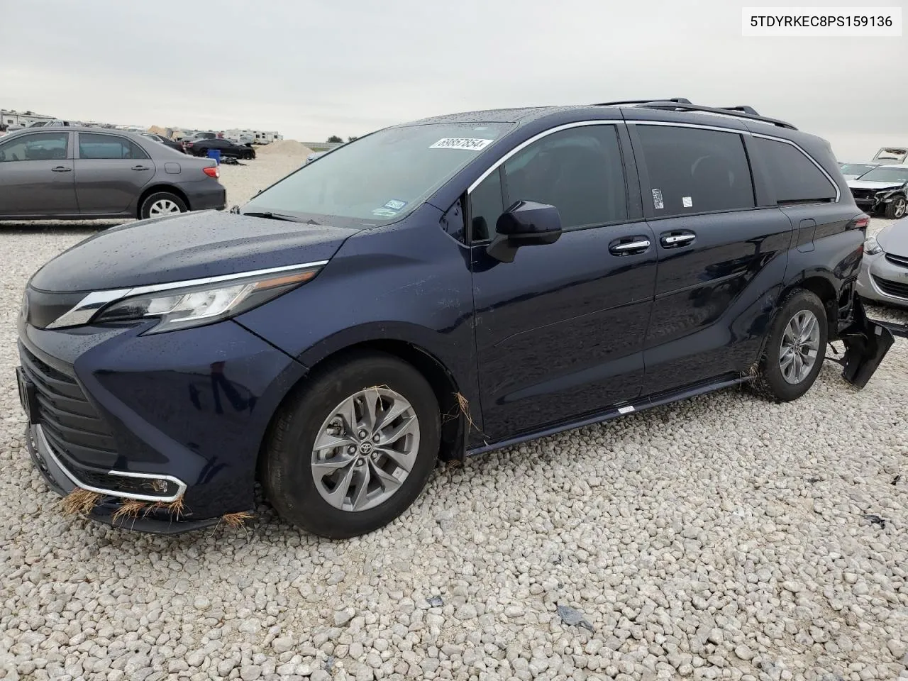 2023 Toyota Sienna Xle VIN: 5TDYRKEC8PS159136 Lot: 69857854