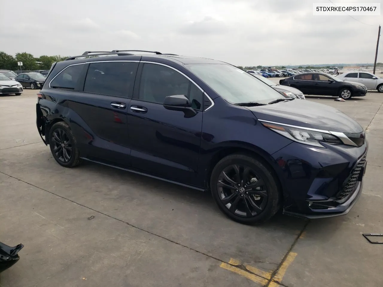 2023 Toyota Sienna Xse VIN: 5TDXRKEC4PS170467 Lot: 70010834