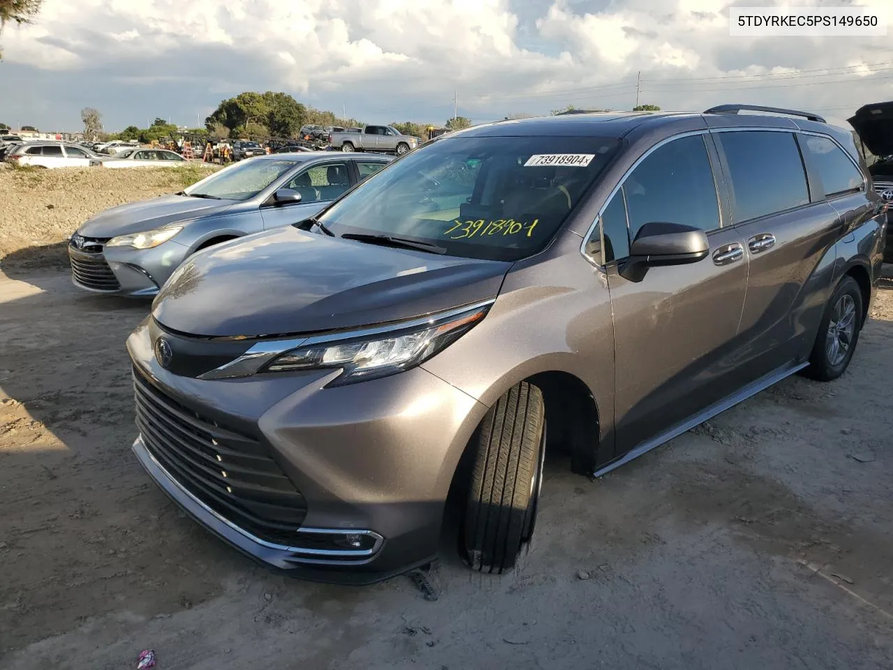 2023 Toyota Sienna Xle VIN: 5TDYRKEC5PS149650 Lot: 73918904