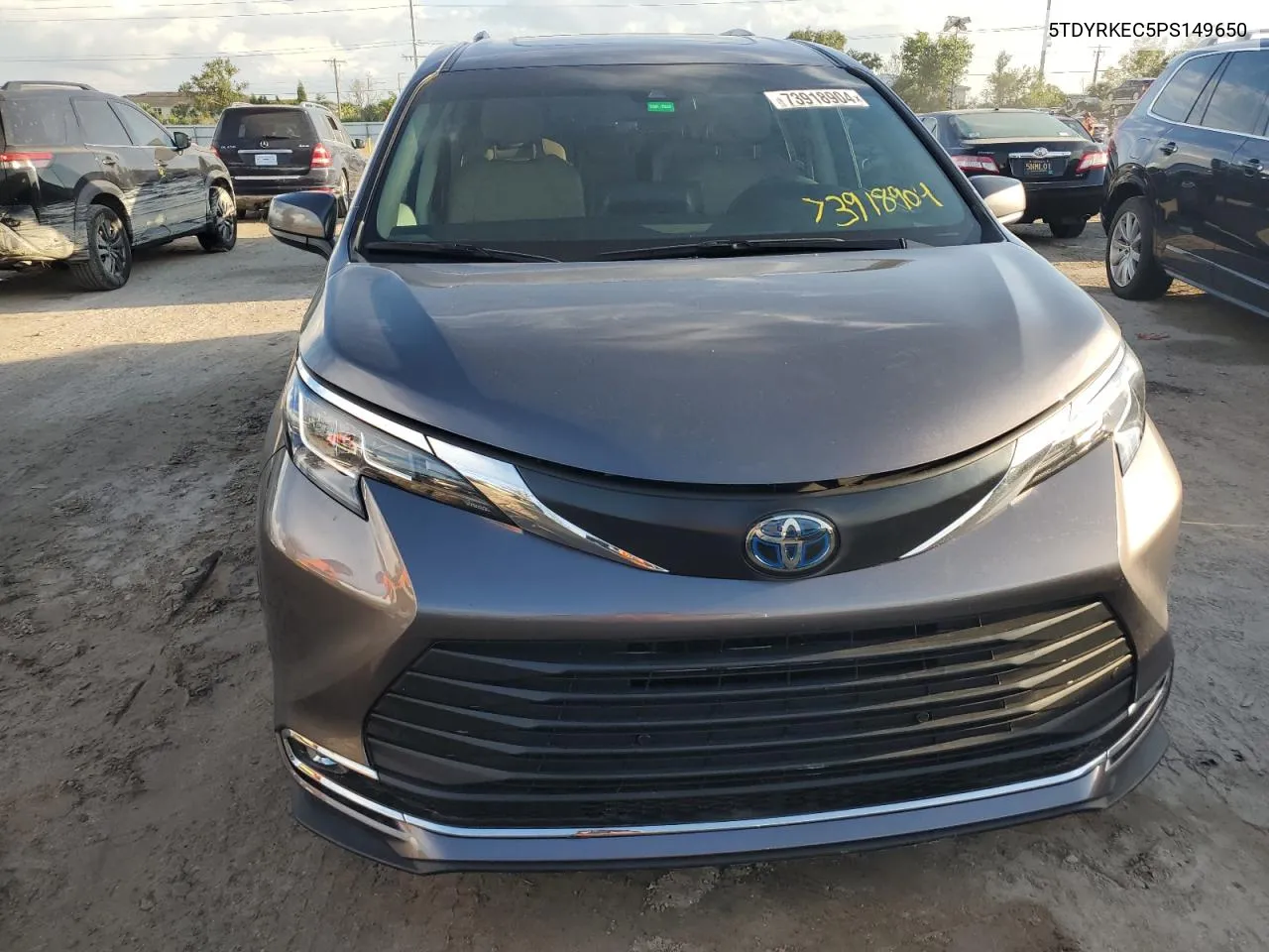 2023 Toyota Sienna Xle VIN: 5TDYRKEC5PS149650 Lot: 73918904