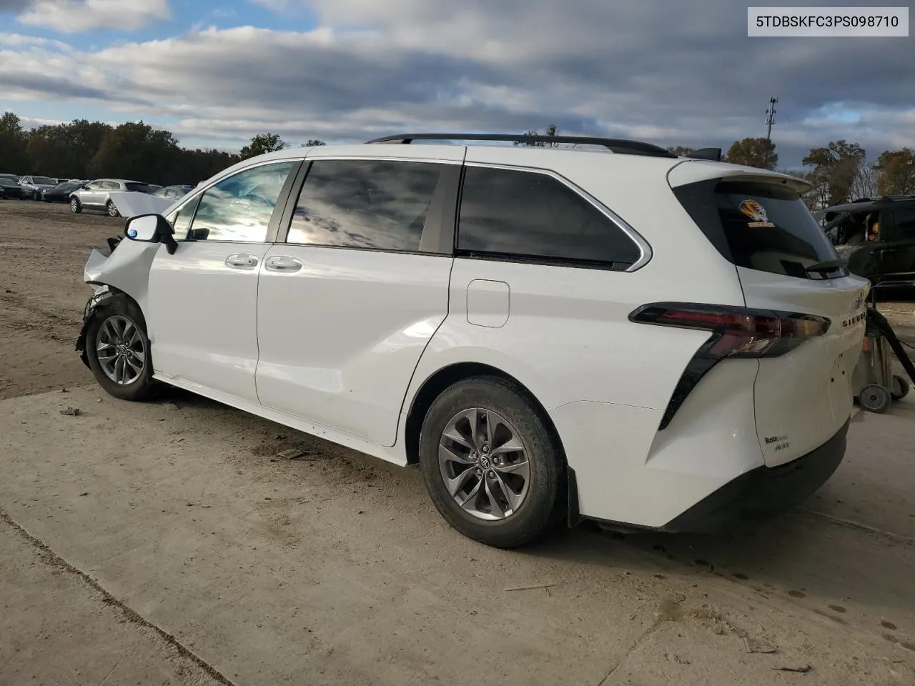 2023 Toyota Sienna Le VIN: 5TDBSKFC3PS098710 Lot: 79476334