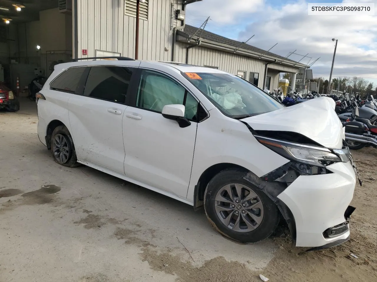 2023 Toyota Sienna Le VIN: 5TDBSKFC3PS098710 Lot: 79476334