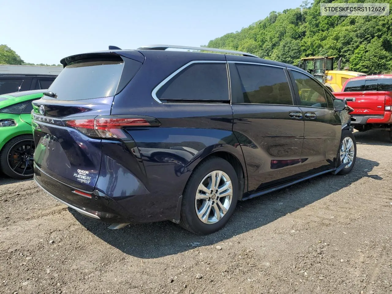 2024 Toyota Sienna Limited VIN: 5TDESKFC5RS112624 Lot: 60133324