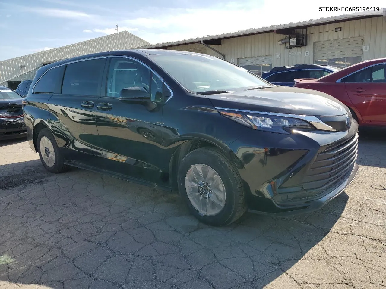 2024 Toyota Sienna Le VIN: 5TDKRKEC6RS196419 Lot: 68080574