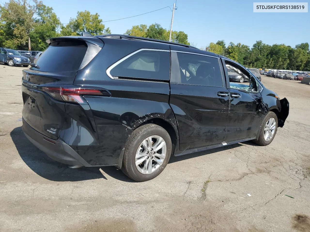 2024 Toyota Sienna Xle VIN: 5TDJSKFC8RS138519 Lot: 70519784