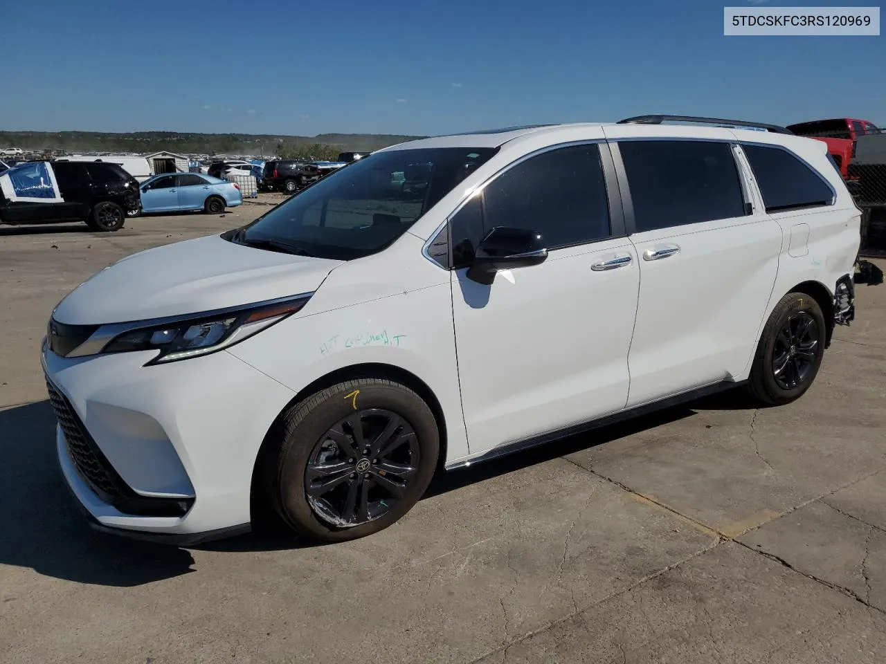 2024 Toyota Sienna Xse VIN: 5TDCSKFC3RS120969 Lot: 72953254