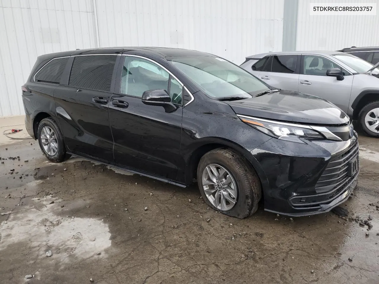 2024 Toyota Sienna Le VIN: 5TDKRKEC8RS203757 Lot: 76347294