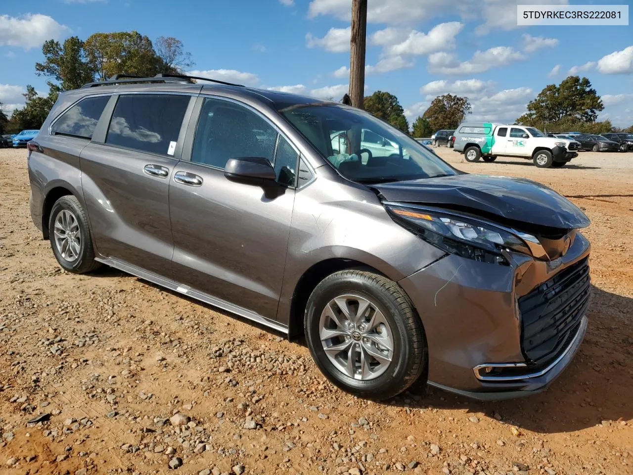 2024 Toyota Sienna Xle VIN: 5TDYRKEC3RS222081 Lot: 76607704