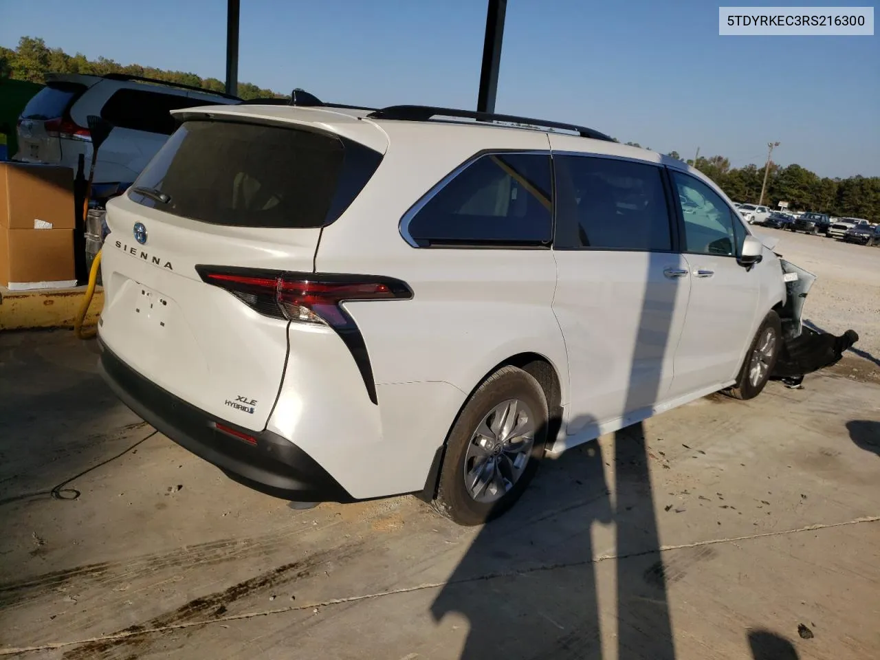 2024 Toyota Sienna Xle VIN: 5TDYRKEC3RS216300 Lot: 77910064