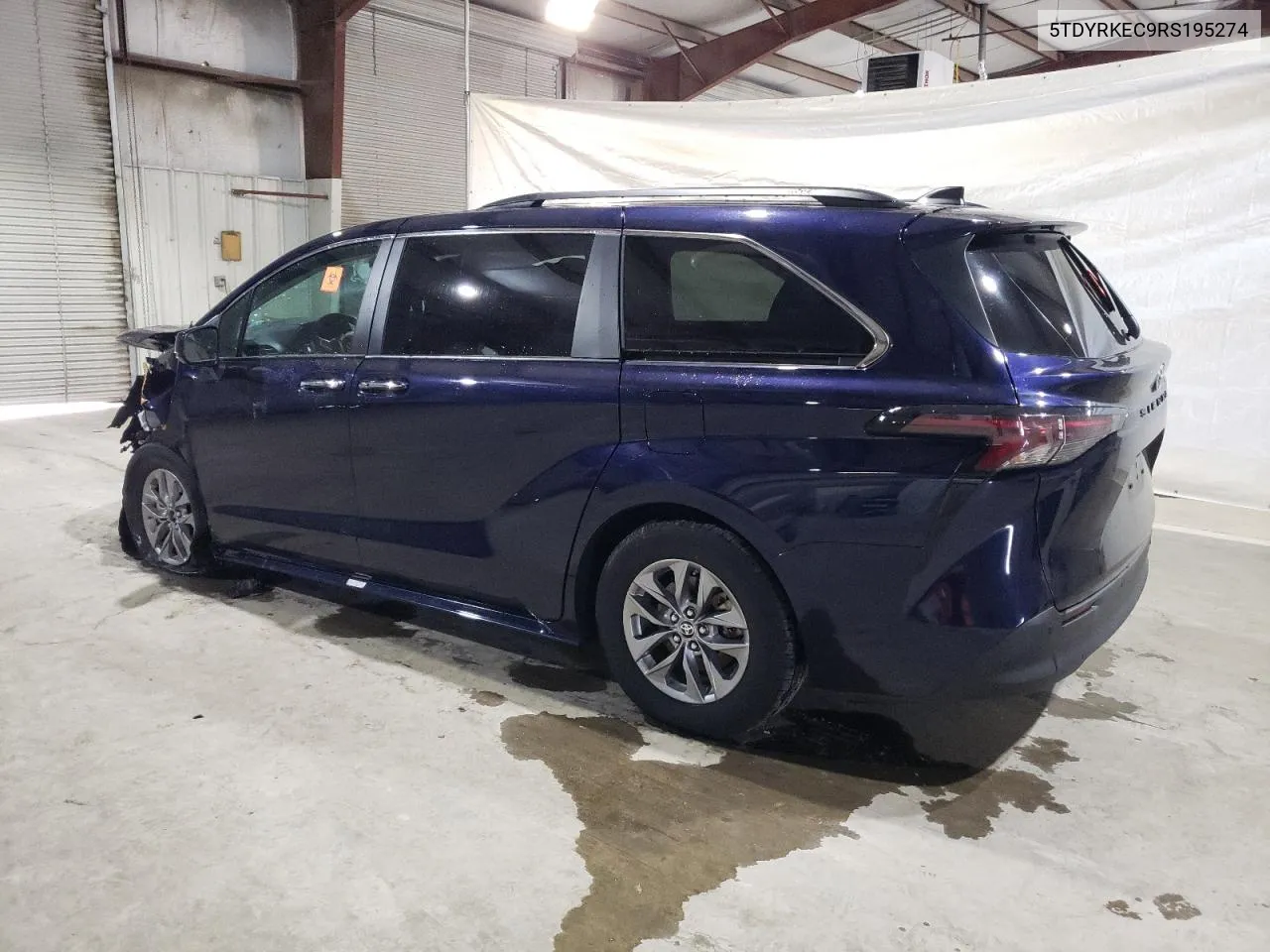 2024 Toyota Sienna Xle VIN: 5TDYRKEC9RS195274 Lot: 80113784