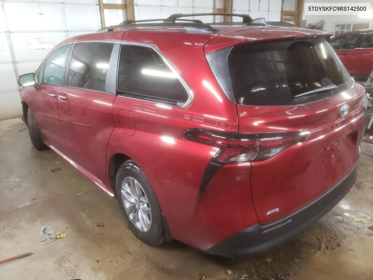 2024 Toyota Sienna Xle VIN: 5TDYSKFC9RS142500 Lot: 80714184