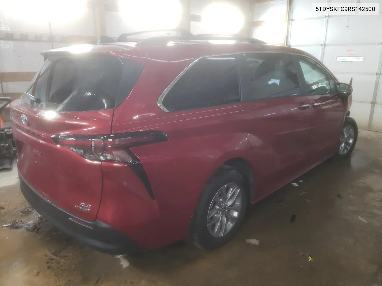 2024 Toyota Sienna Xle VIN: 5TDYSKFC9RS142500 Lot: 80714184