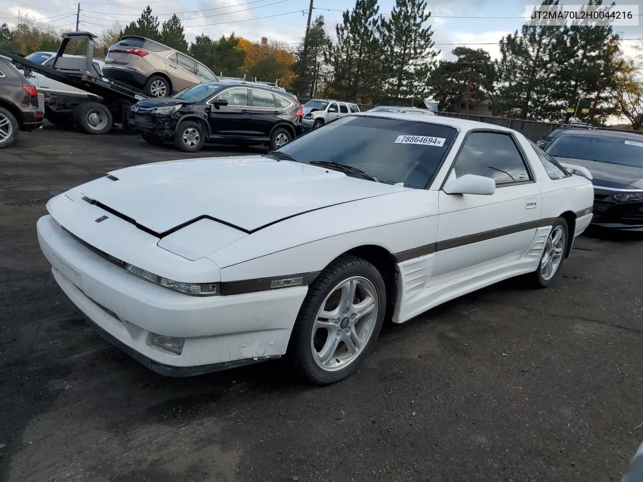 1987 Toyota Supra VIN: JT2MA70L2H0044216 Lot: 78864694