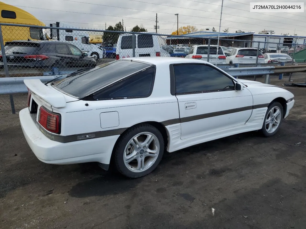 1987 Toyota Supra VIN: JT2MA70L2H0044216 Lot: 78864694