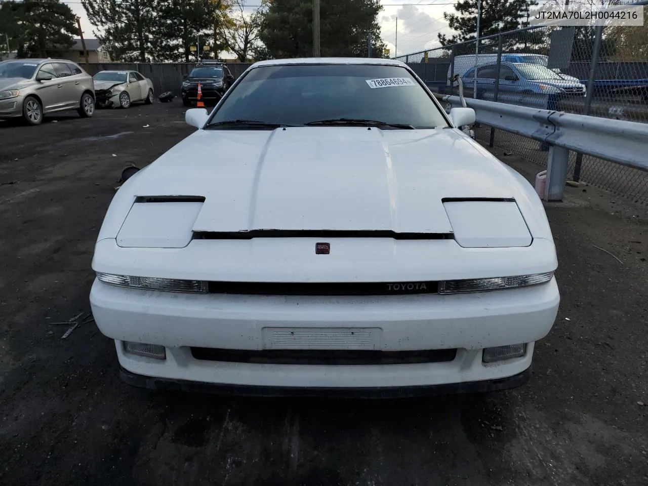 1987 Toyota Supra VIN: JT2MA70L2H0044216 Lot: 78864694