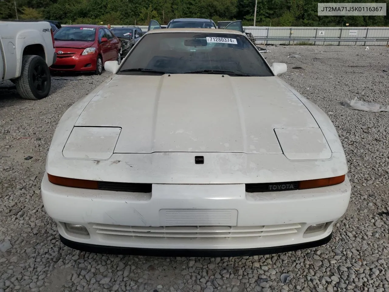 1989 Toyota Supra Sport Roof VIN: JT2MA71J5K0116367 Lot: 71280374