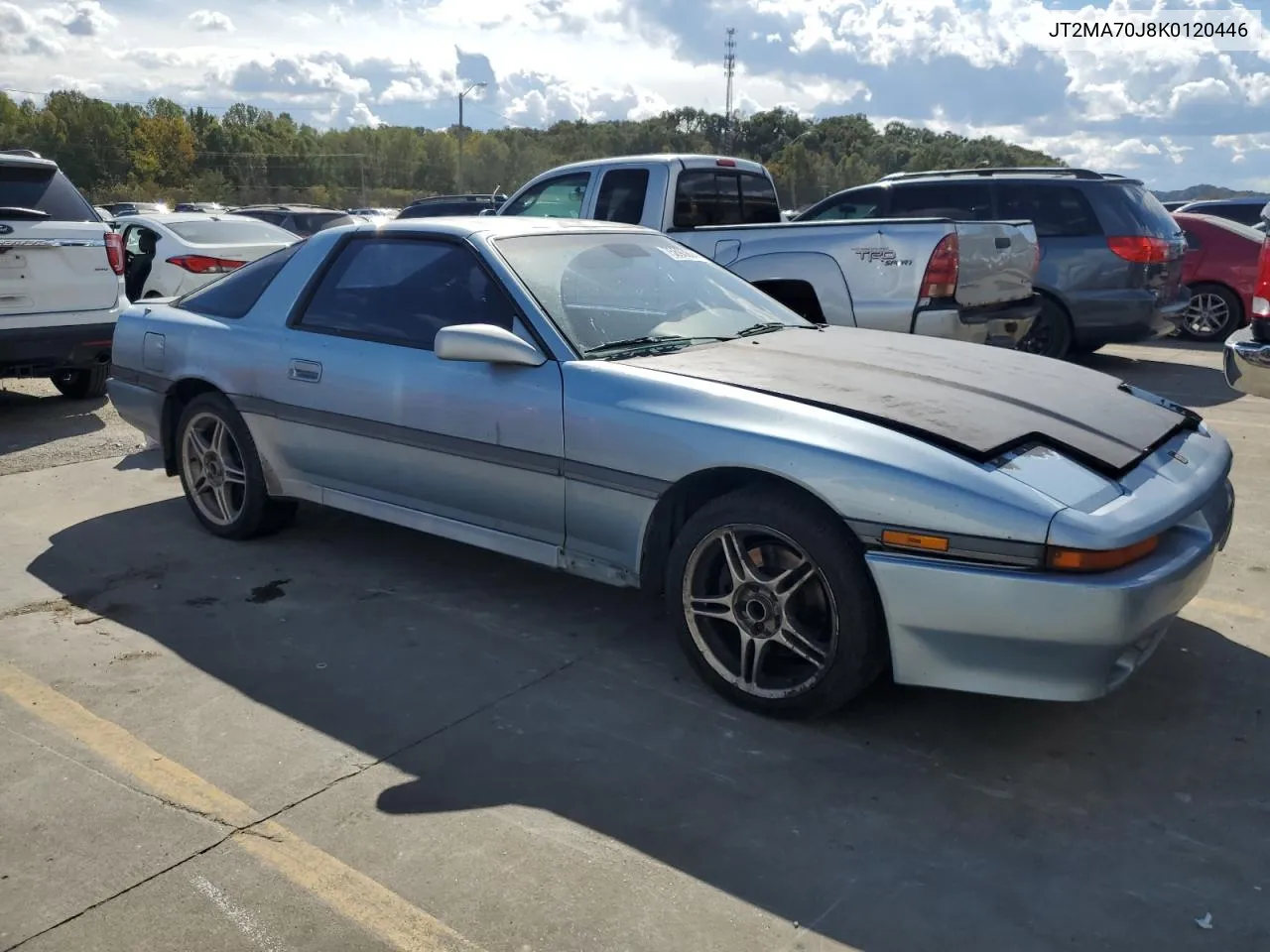 1989 Toyota Supra Sport Roof VIN: JT2MA70J8K0120446 Lot: 75893804