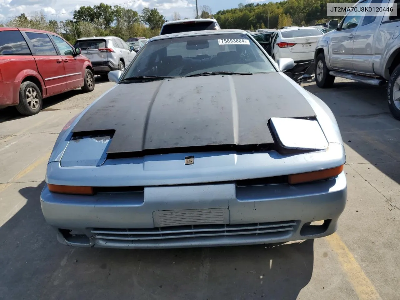 1989 Toyota Supra Sport Roof VIN: JT2MA70J8K0120446 Lot: 75893804