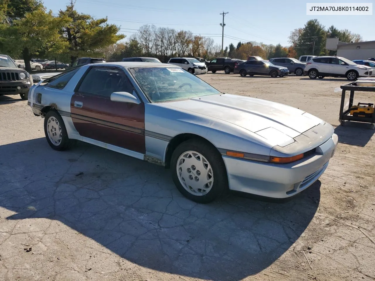 1989 Toyota Supra Sport Roof VIN: JT2MA70J8K0114002 Lot: 78068714