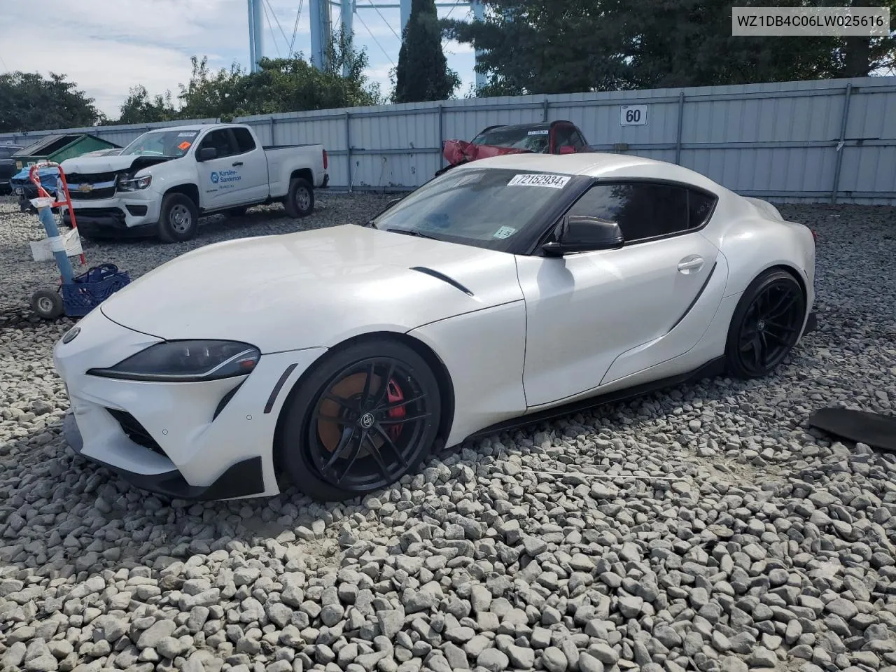 2020 Toyota Supra Base VIN: WZ1DB4C06LW025616 Lot: 72152934